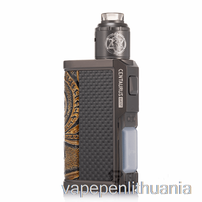 Pamestas Vape Centaurus Quest 100w Squonk Rinkinys Gunmetal / Ukiran Vape Skystis